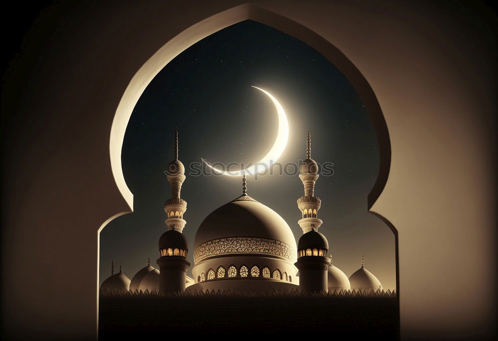 Similar – Image, Stock Photo yenidze in dresden in the evening light