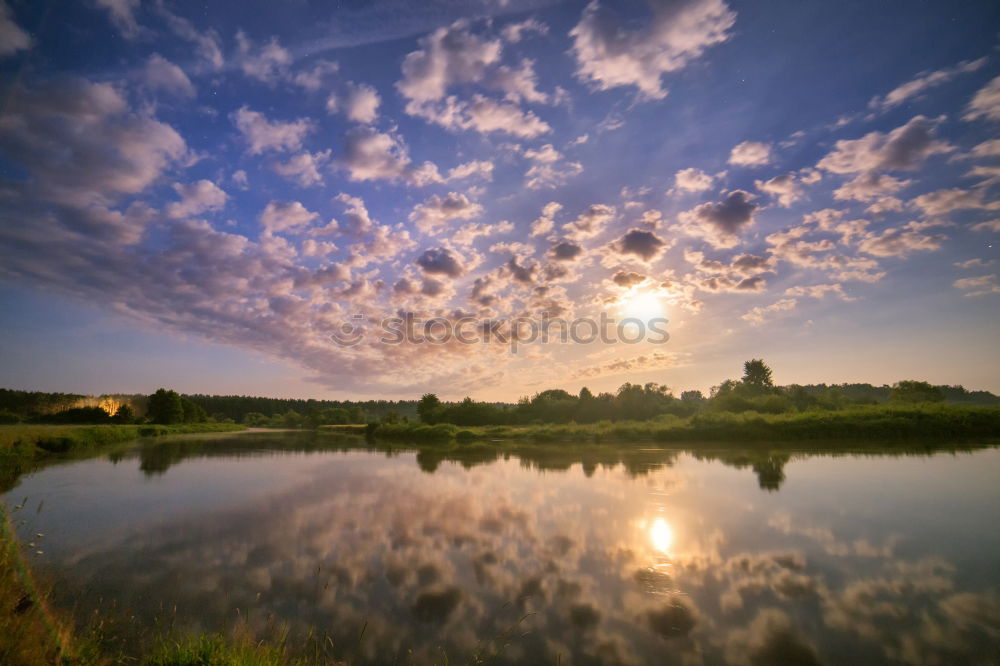 Similar – Image, Stock Photo Mirrored! Summer Nature