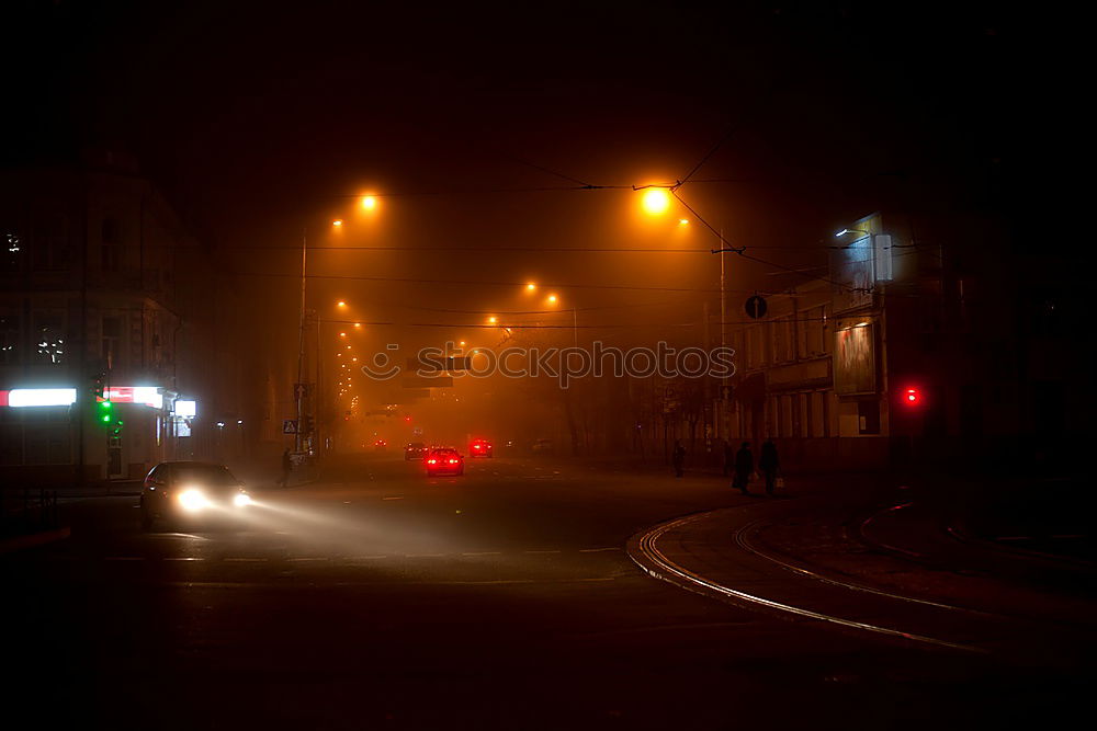 Similar – overnight express Tram Fog