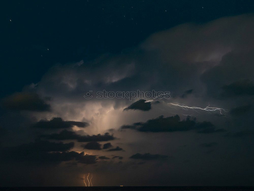 Similar – Sea Thunderstorm