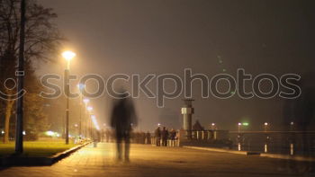 Similar – Olympiapark im Nebel Nacht