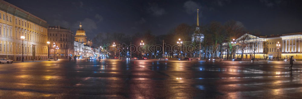 Similar – Image, Stock Photo Night traffic in Prague