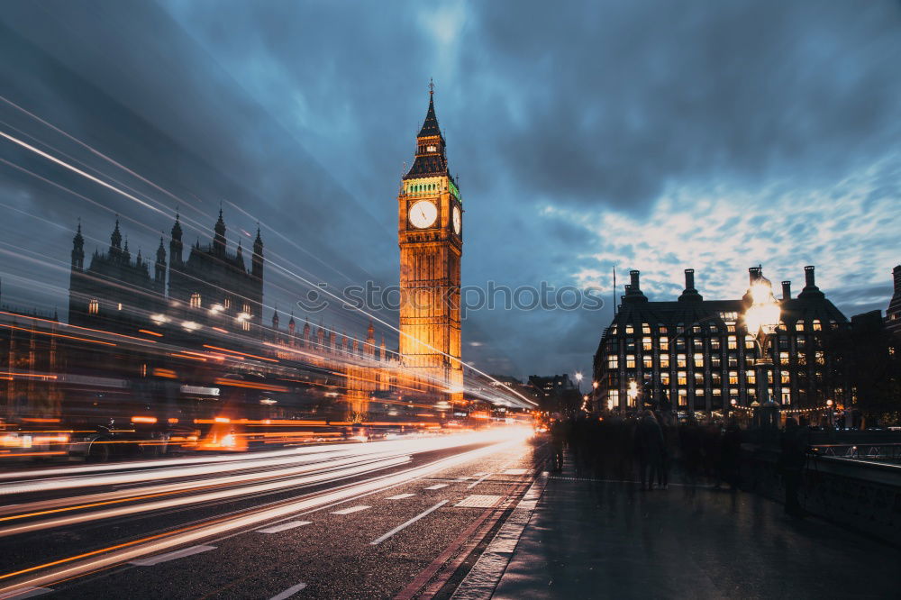 Similar – Evening on the Westminster Bridge.