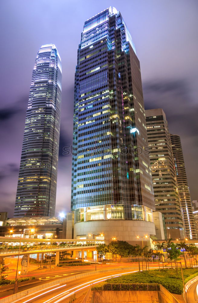 The colourful skyscrapers of Singapore