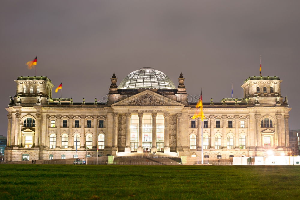 Similar – Berlin Reichstag building, at night