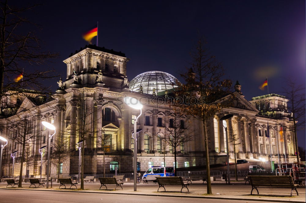 Similar – Berlin Reichstag building, at night