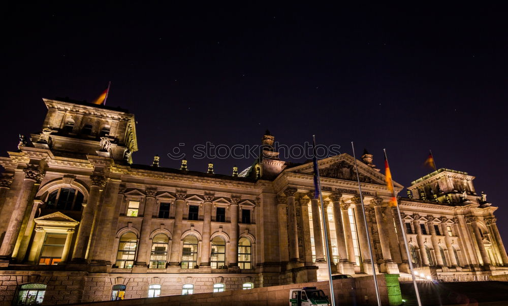 Similar – Berlin Reichstag building, at night