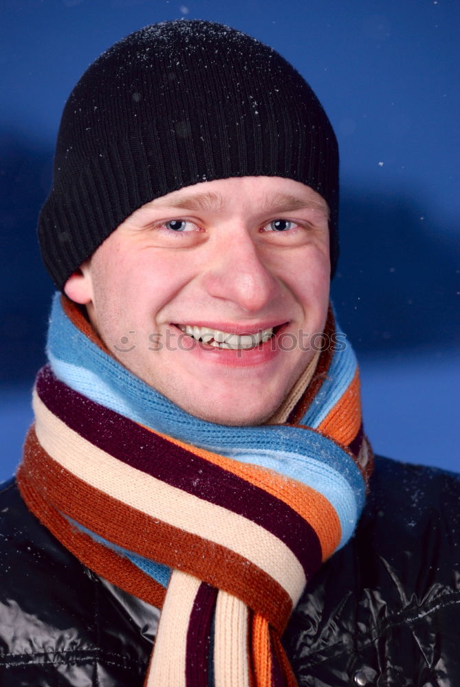 Similar – Foto Bild Strahlemann Kapuze lachen