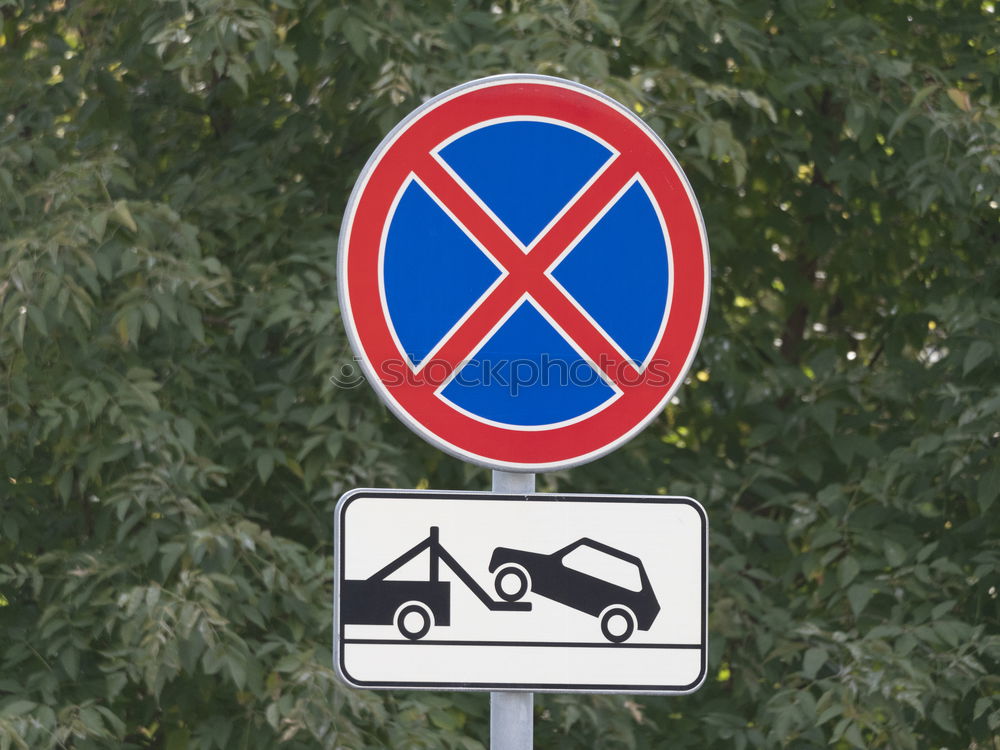 Similar – Image, Stock Photo Parking Forbidden Clearway