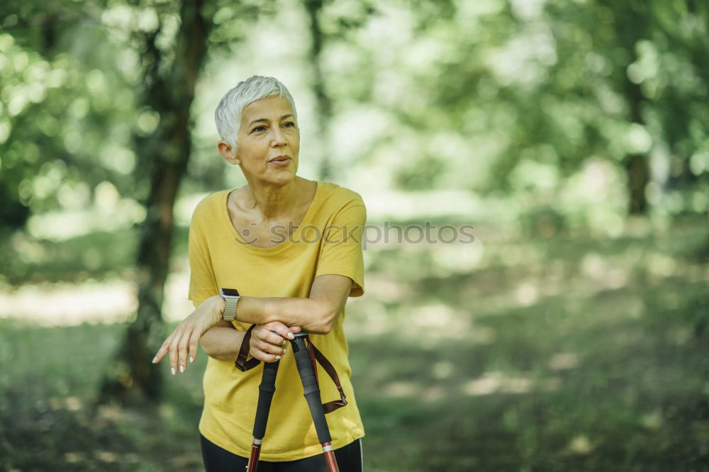 Woman in the forest