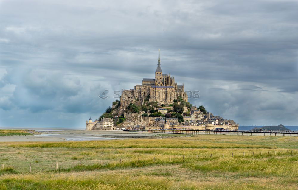 Similar – Image, Stock Photo Mont Saint-Michel