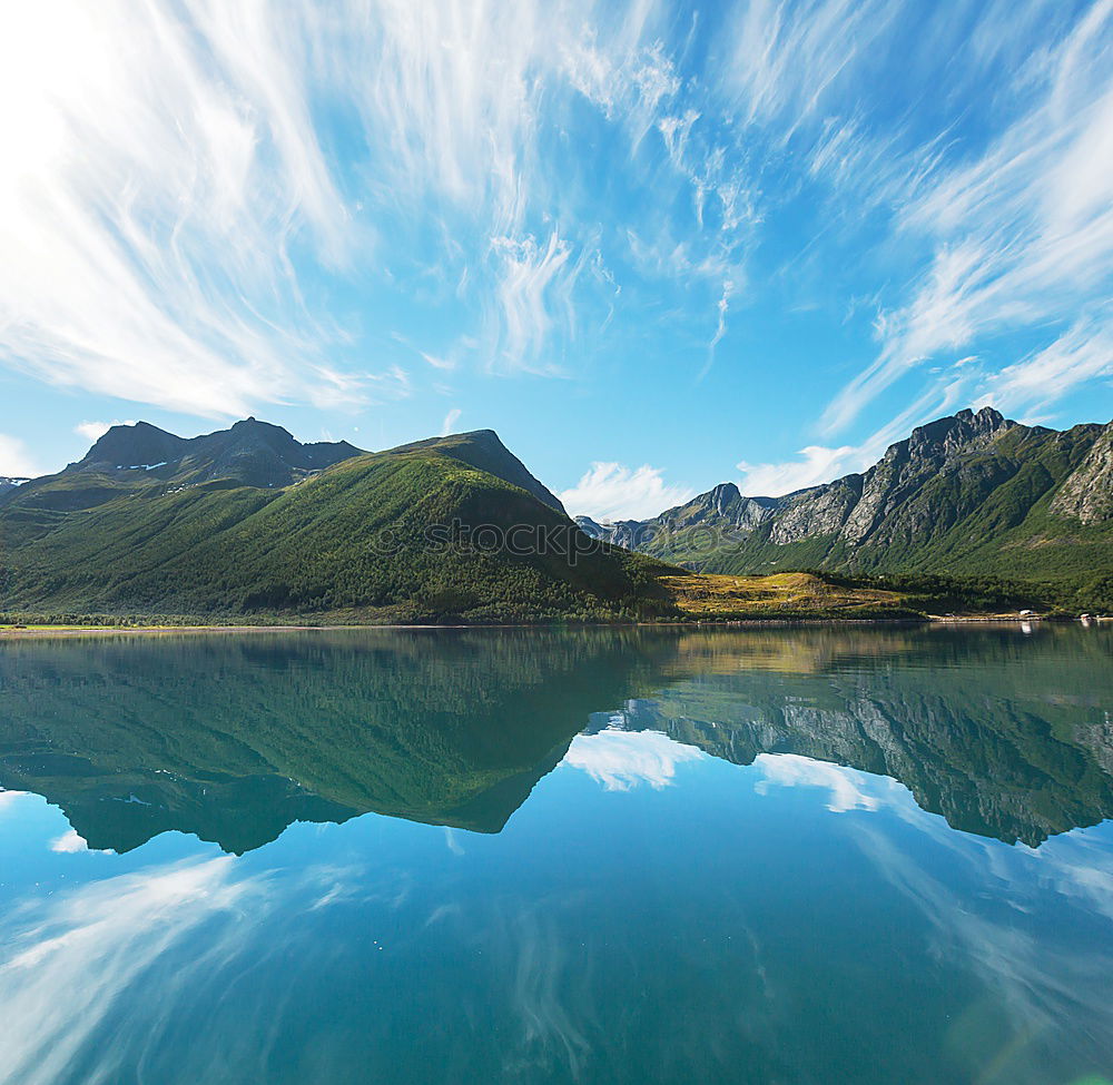 Similar – Matterhorn and mountain lake