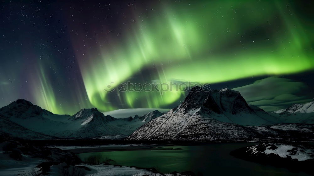 Similar – Aurora borealis in Greenland