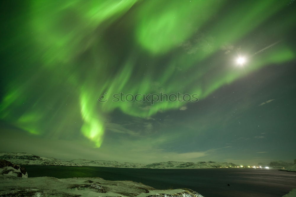 Similar – Northern lights in Homer