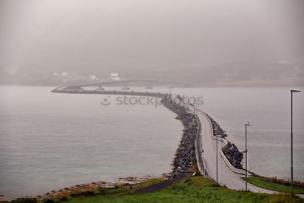 Similar – Image, Stock Photo Old cranes in fog