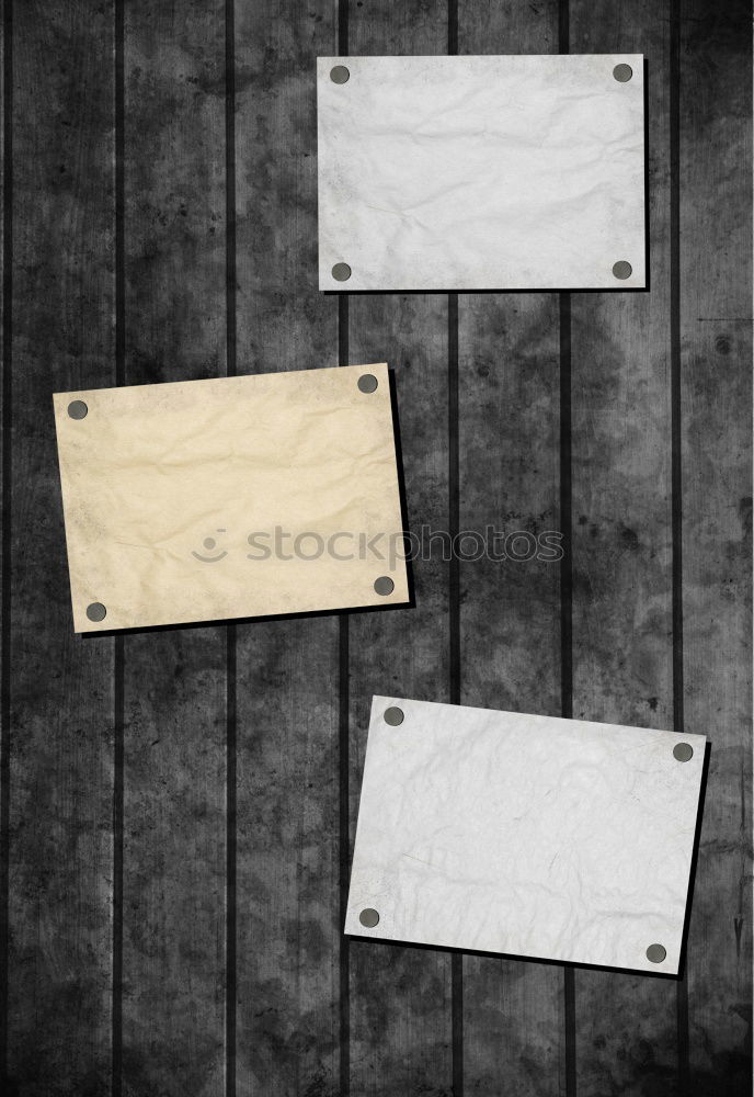 Similar – Image, Stock Photo three empty old postcards