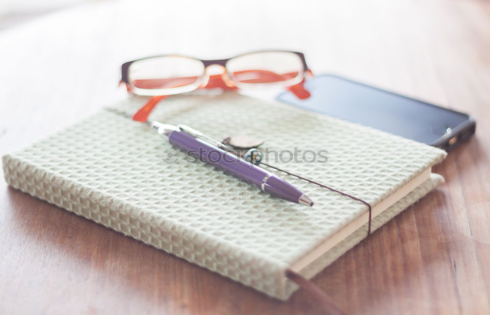 Similar – Image, Stock Photo shoes, camera, tablet pc, notepad, watch, glasses