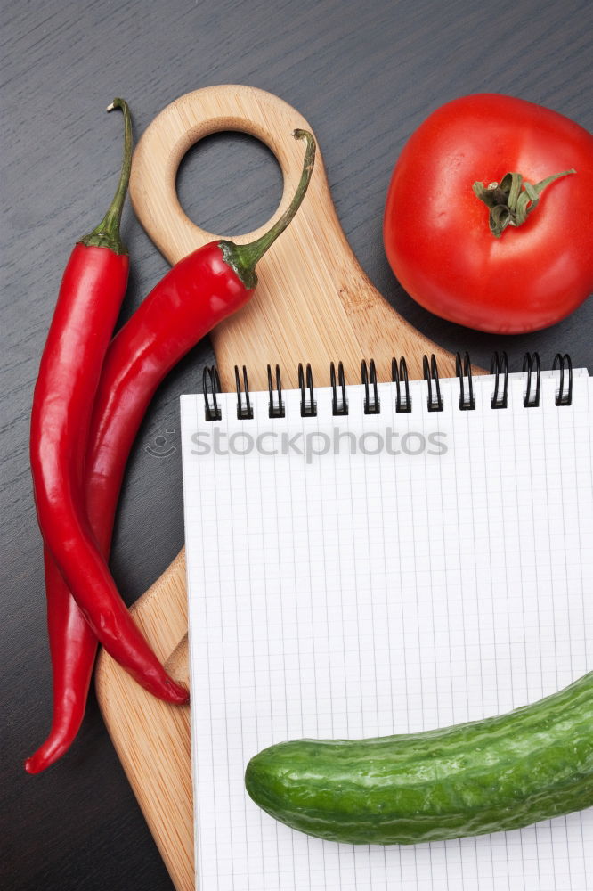 Similar – blank notepad Vegetable