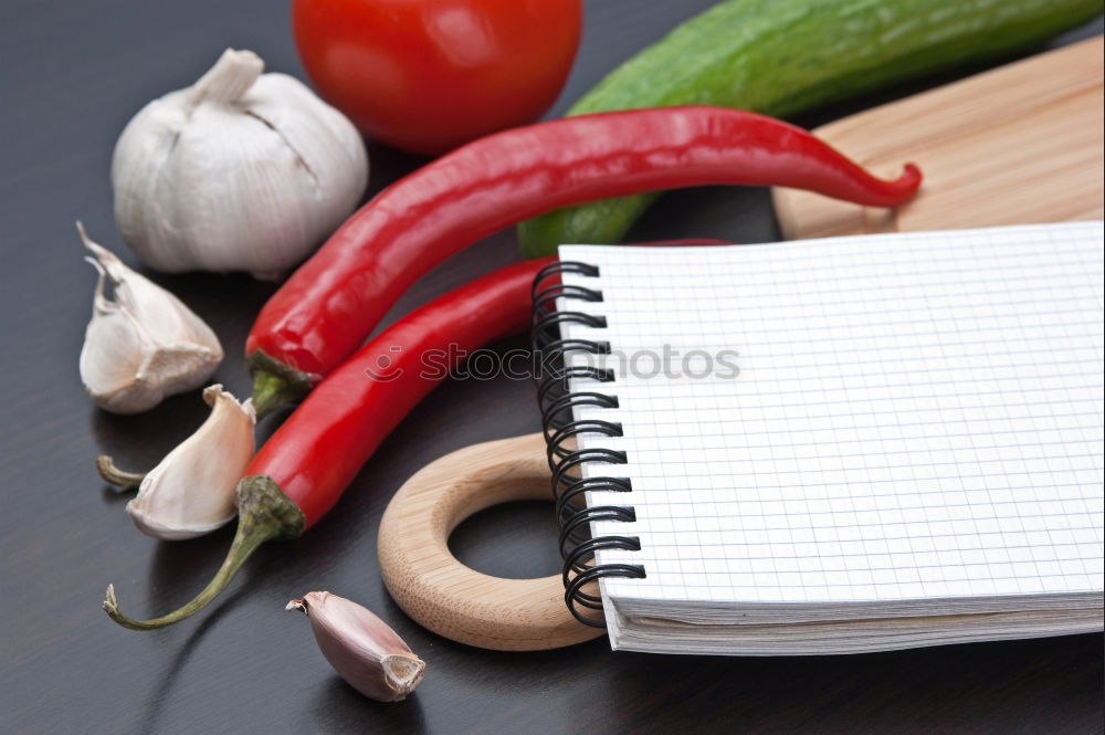 Similar – blank notepad Vegetable