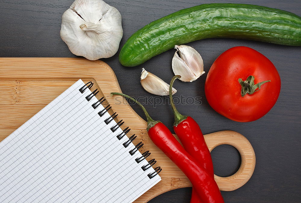 Similar – blank notepad Vegetable