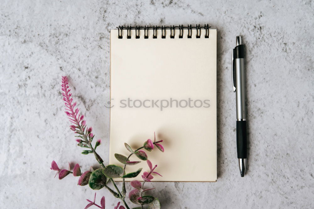 Similar – empty notebook in a line