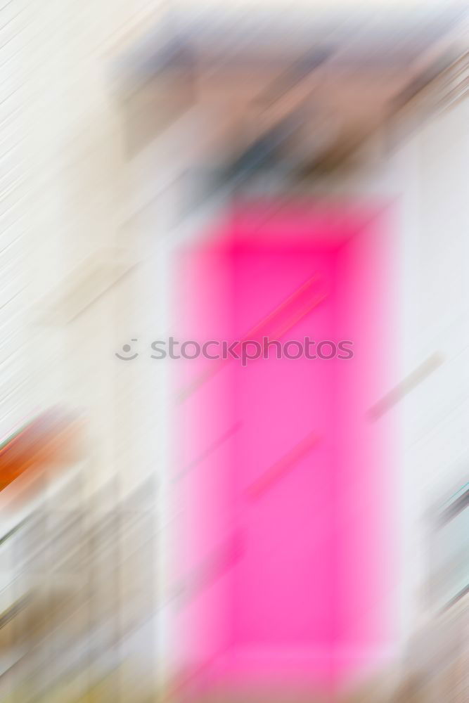 Similar – Purple flowers in front of pink garden furniture