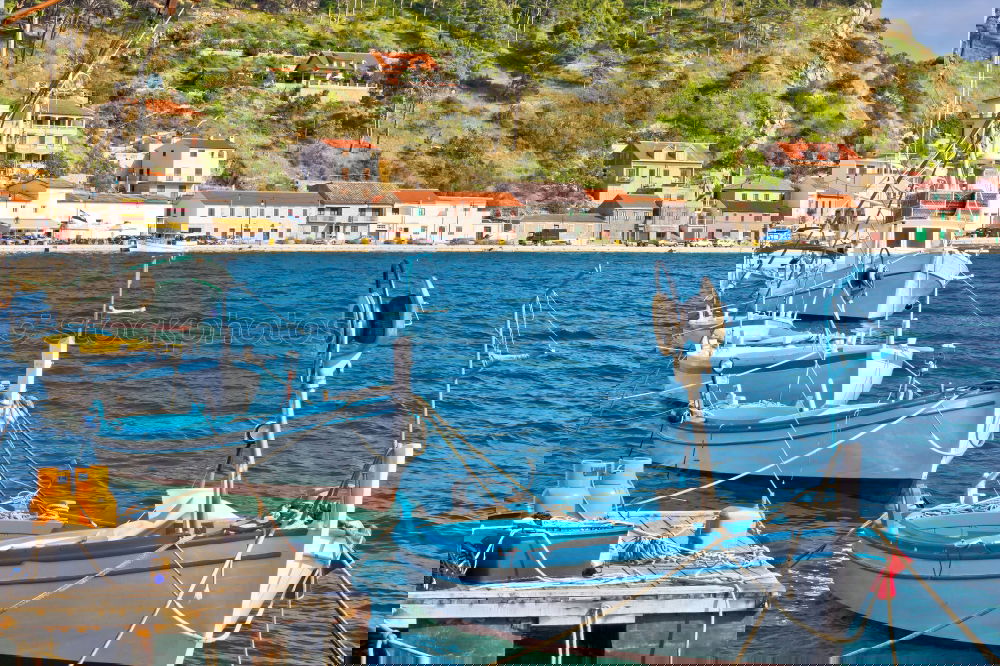 Similar – Image, Stock Photo Fishnets on fish boat. Yellow net.