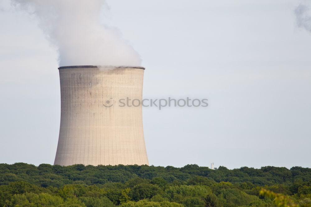 Similar – Cooling tower in rapeseed