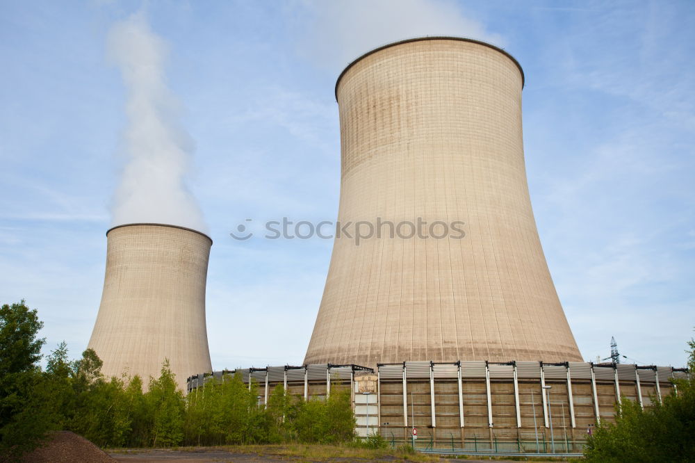 Similar – Cooling tower in rapeseed