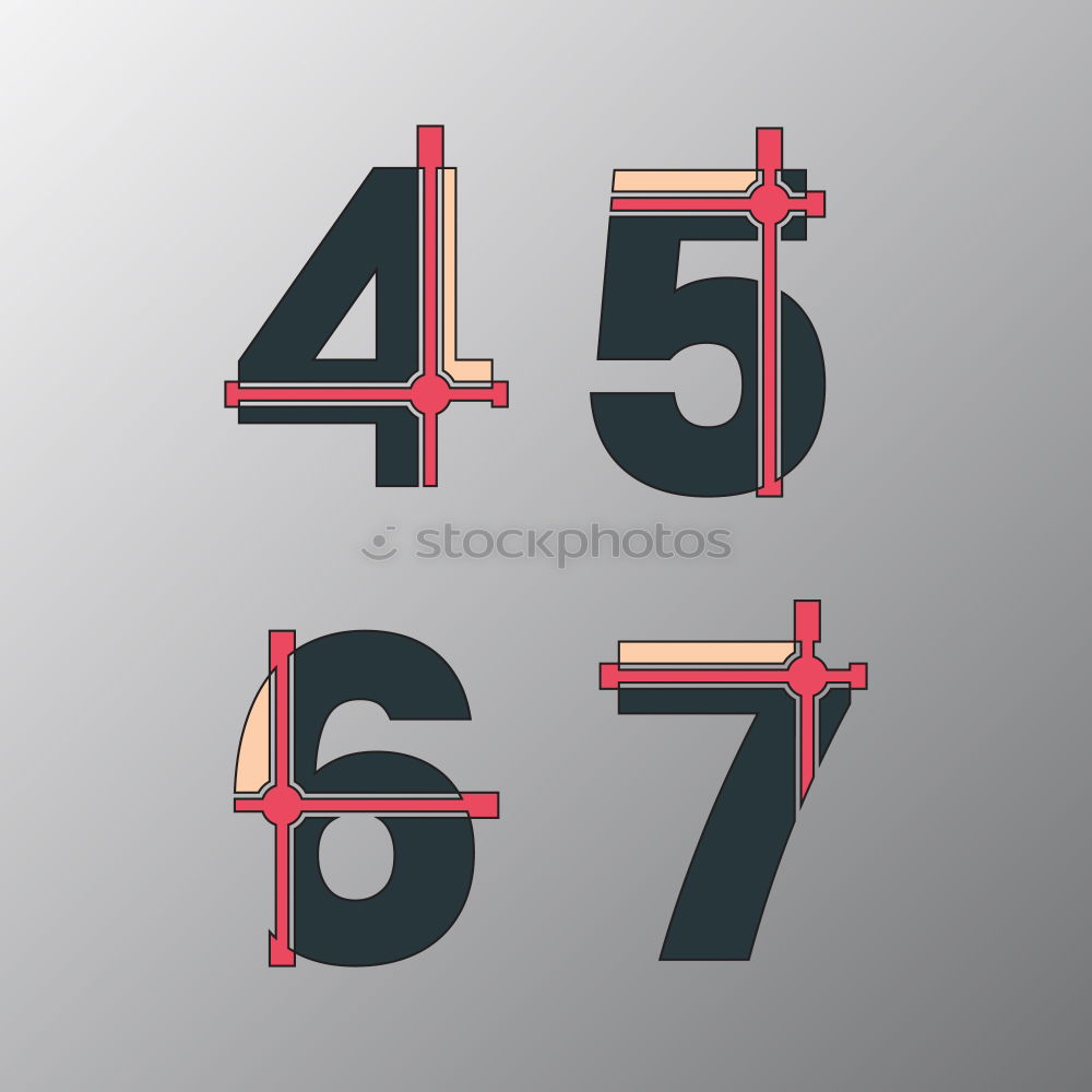 Similar – Four bright Parking garage