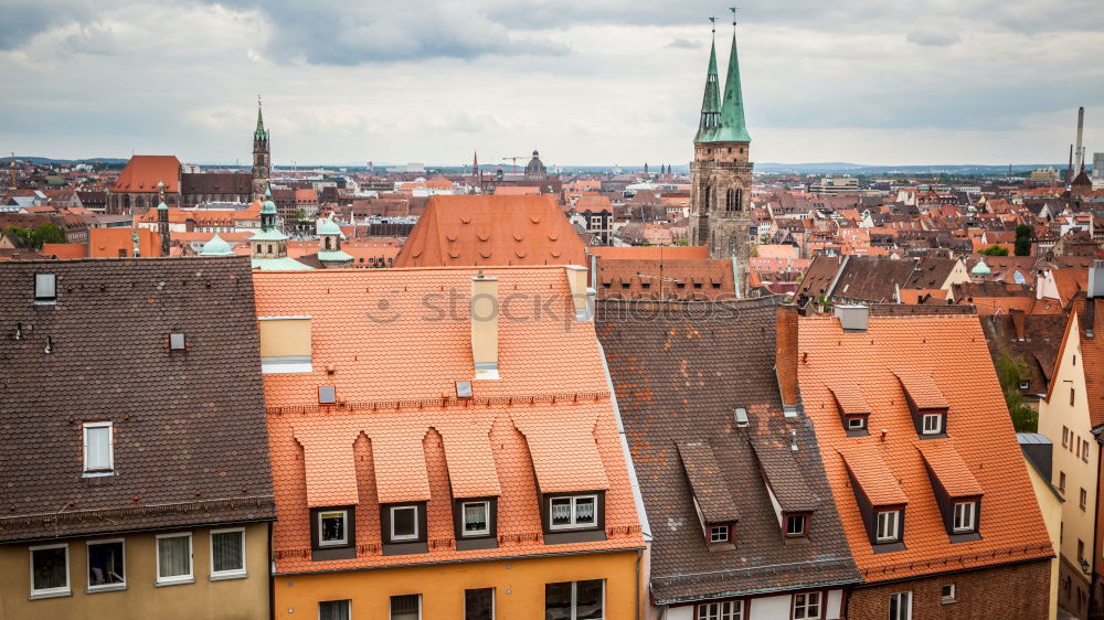 Similar – Image, Stock Photo View from the Kaiserburg Nuremberg