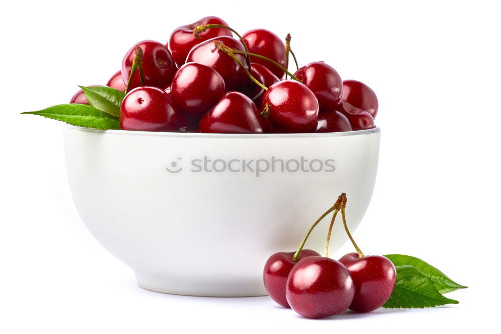 Similar – Image, Stock Photo Cup with fresh ripe cherries