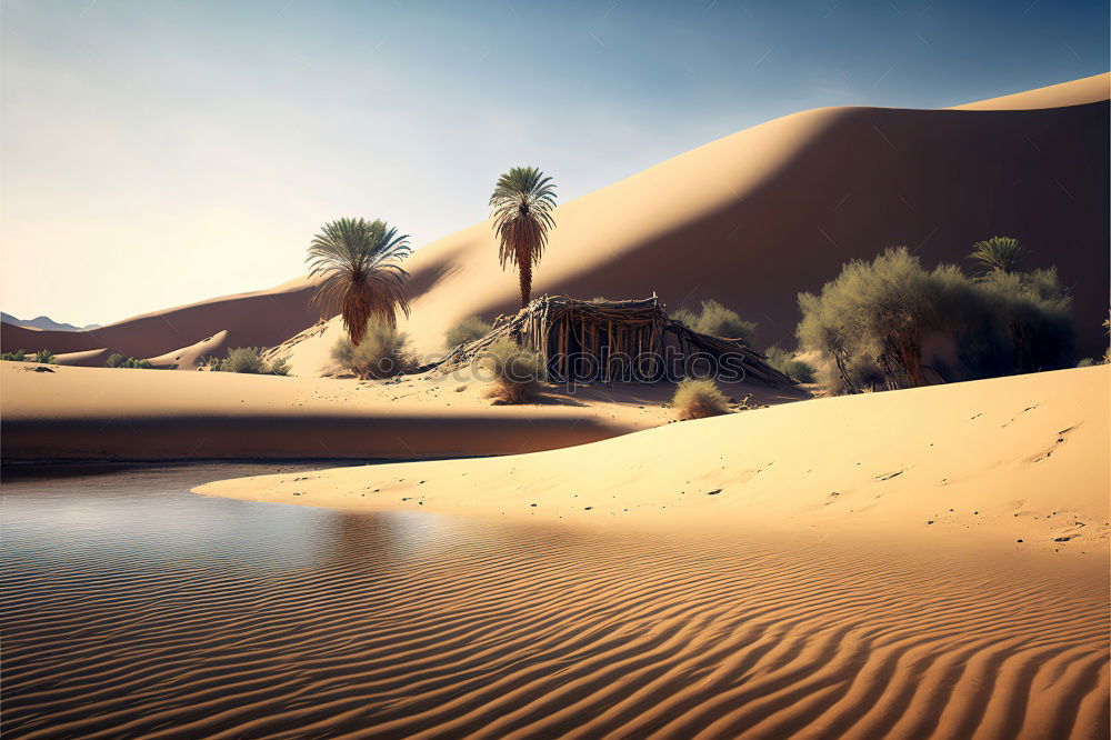 Similar – Image, Stock Photo Take a time out in the oase Huacachina in Peru