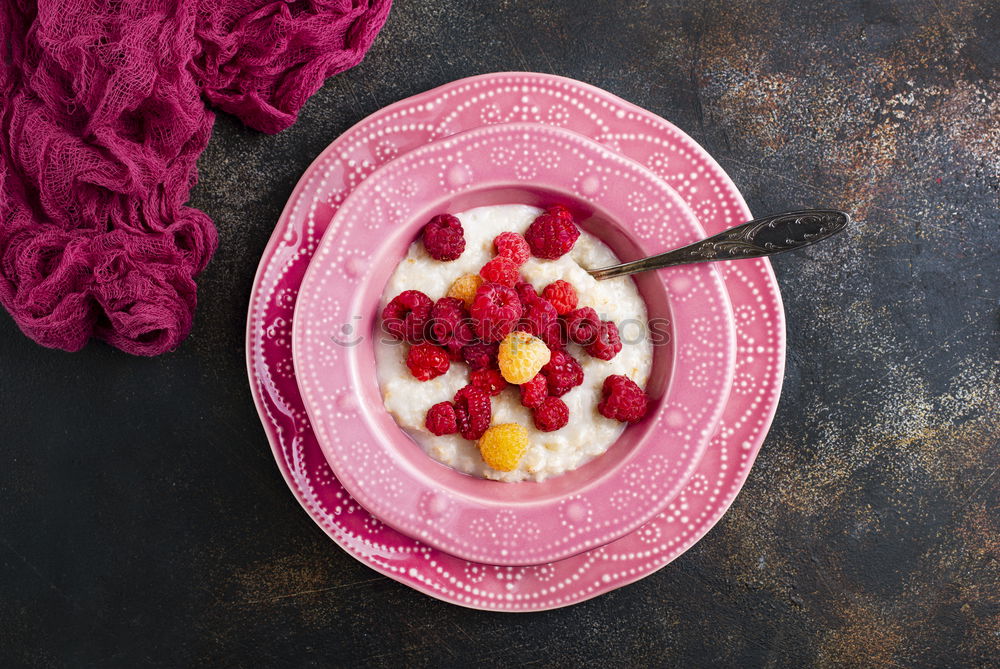 Similar – Beet hummus in a bowl on wood