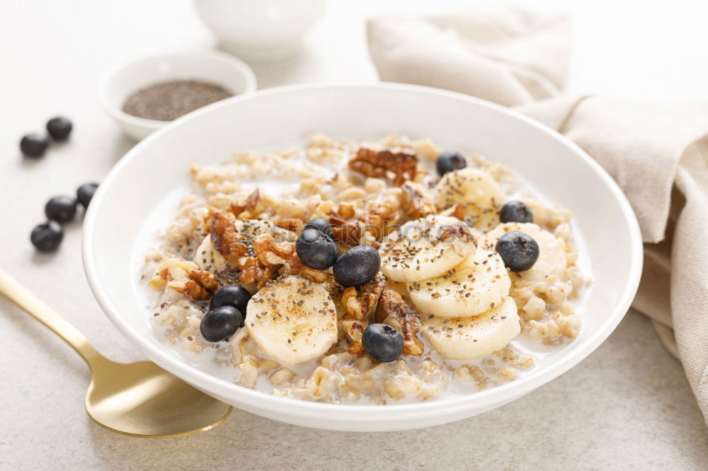 Similar – Porridge with fresh fruits