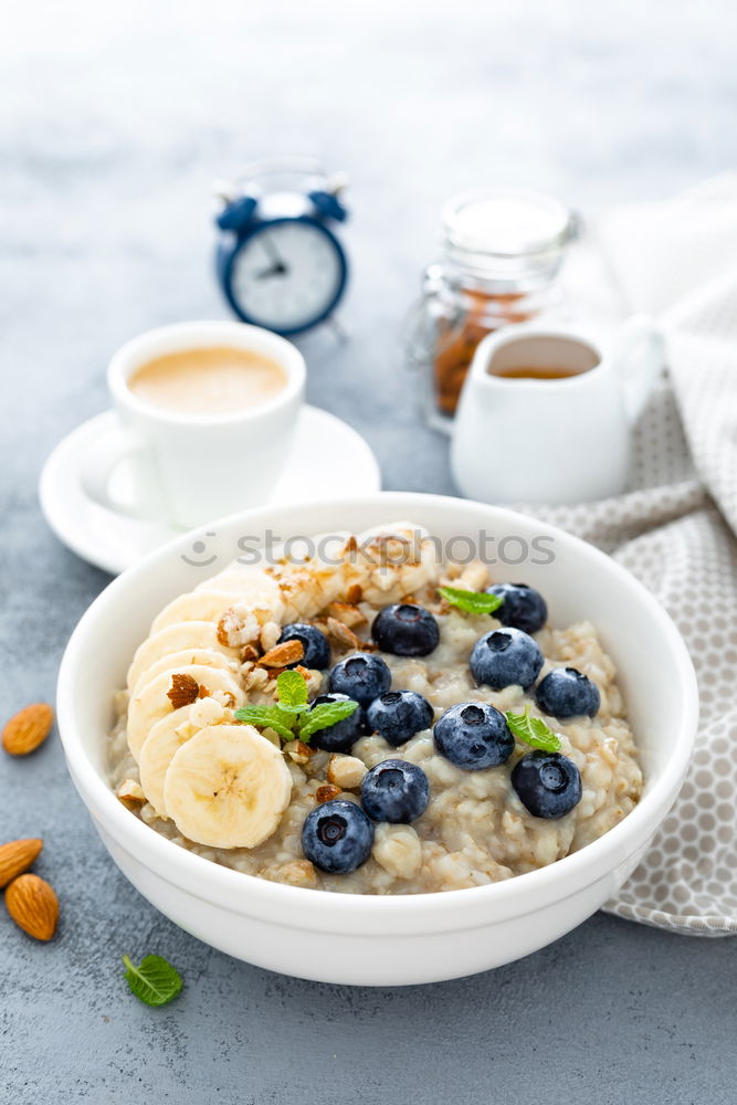 Similar – Porridge with fresh fruits