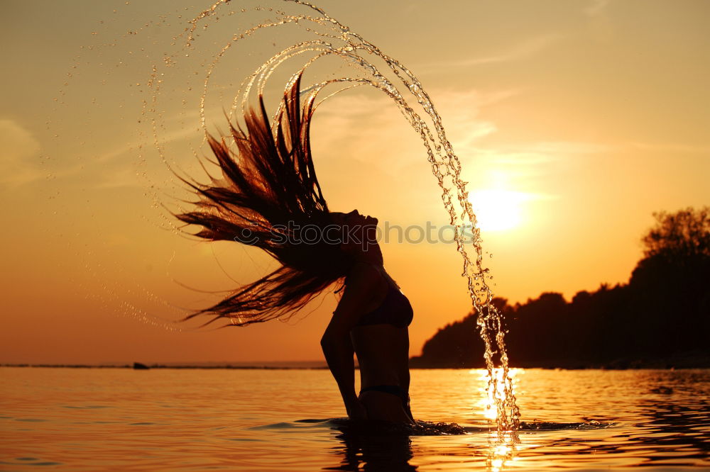 Similar – One happy little boy playing on the beach at the sunset time. Kid having fun outdoors. Concept of summer vacation.