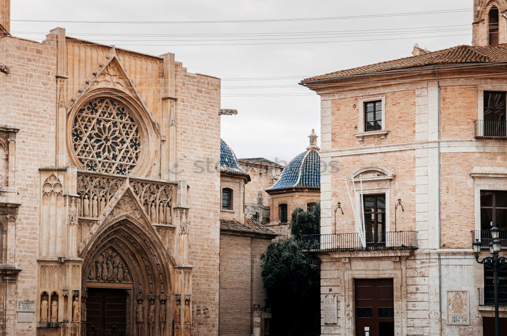 Similar – Image, Stock Photo View of the church tower