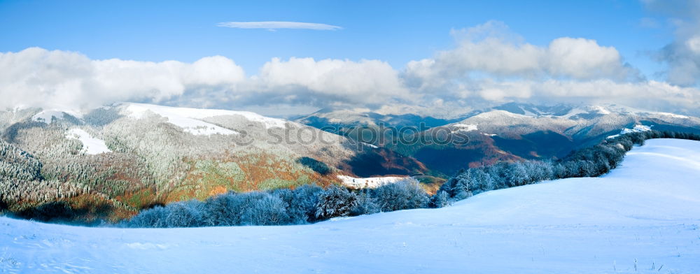 Similar – winter Tracks Snow track