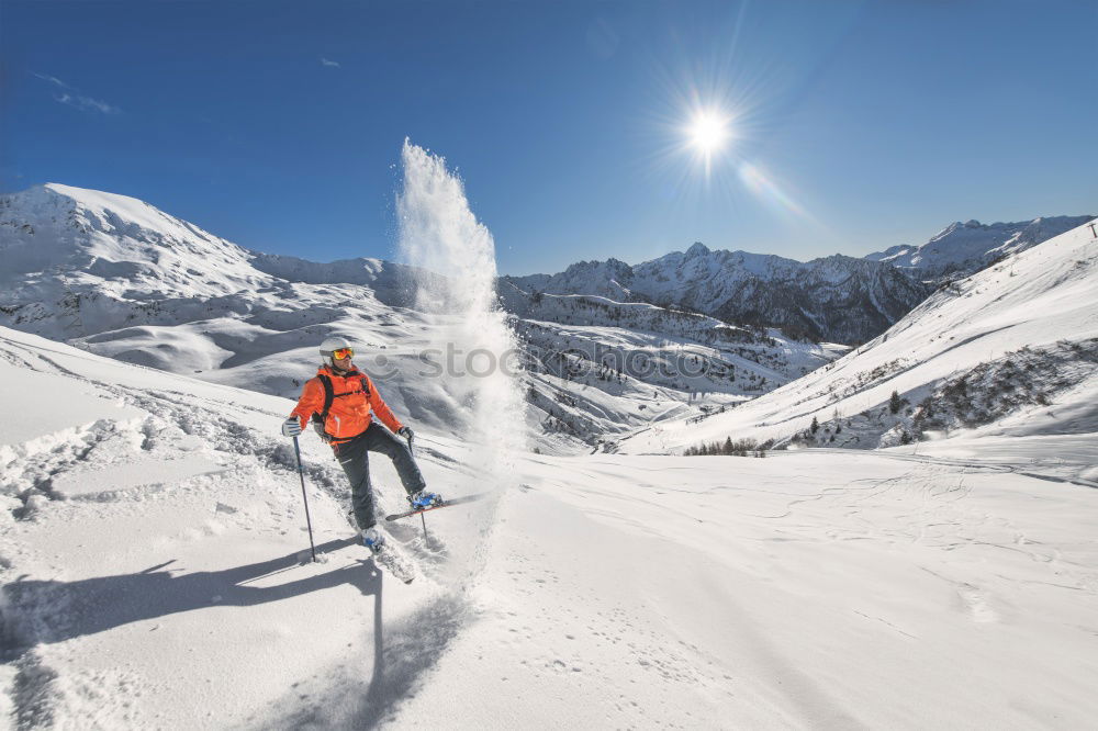 Similar – Image, Stock Photo skiing instructor