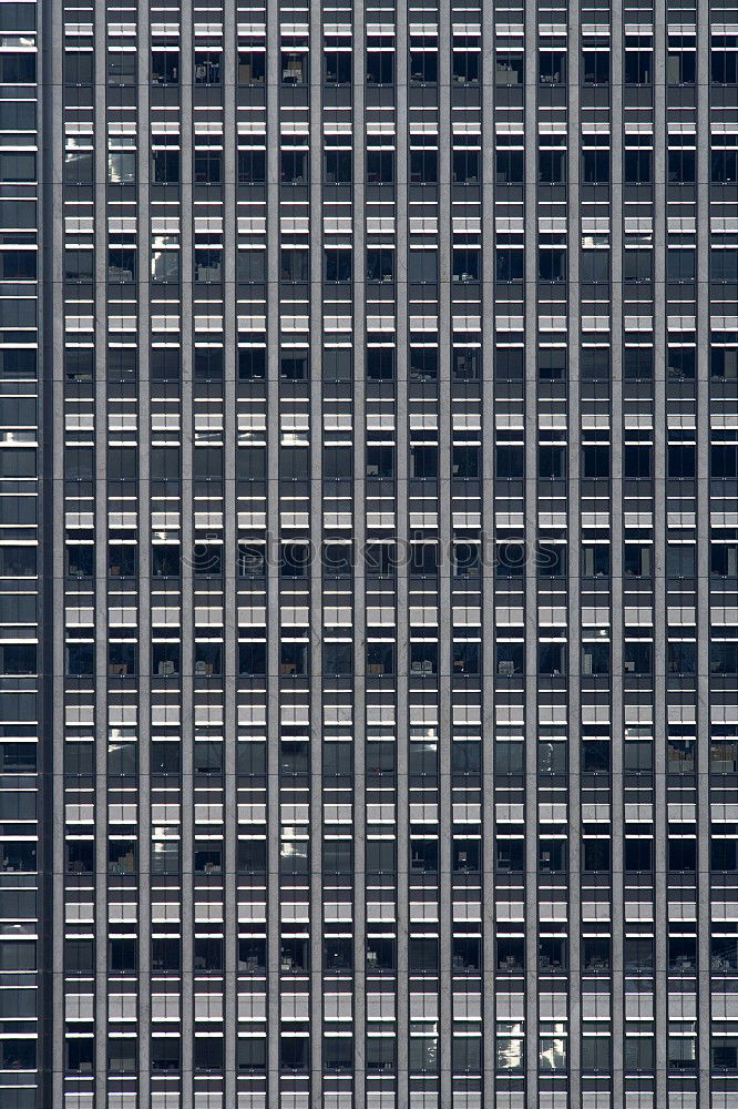 Image, Stock Photo architectural pattern, concrete facade of a miserable skyscraper