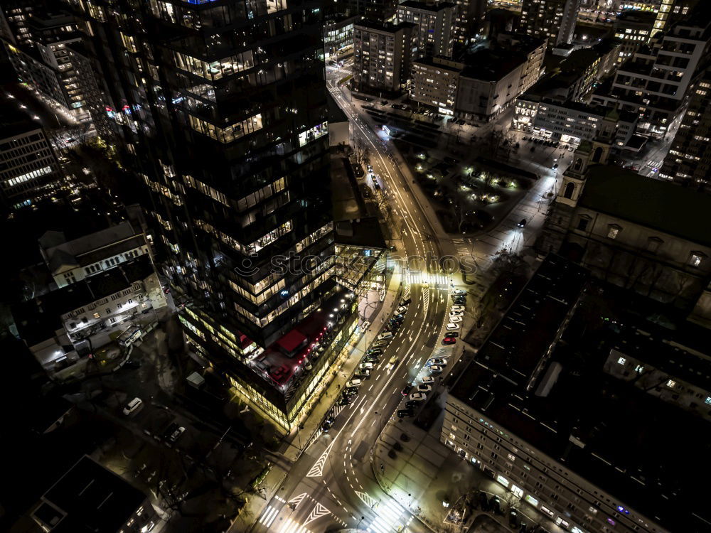 Similar – Image, Stock Photo Evening traffic on streets in metropolis