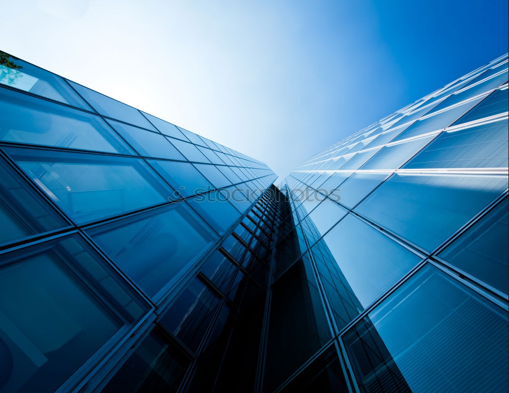 Similar – Image, Stock Photo Steel ‘n’ Glass High-rise