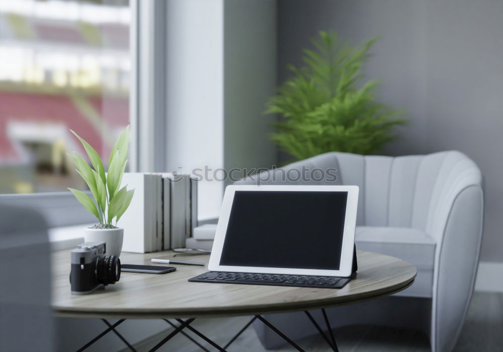 Similar – Laptop at window Notebook