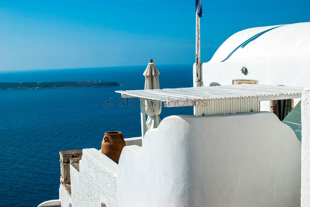 Similar – Image, Stock Photo greece old restaurant chair and summer