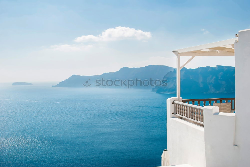 Similar – Image, Stock Photo greece old restaurant chair and summer