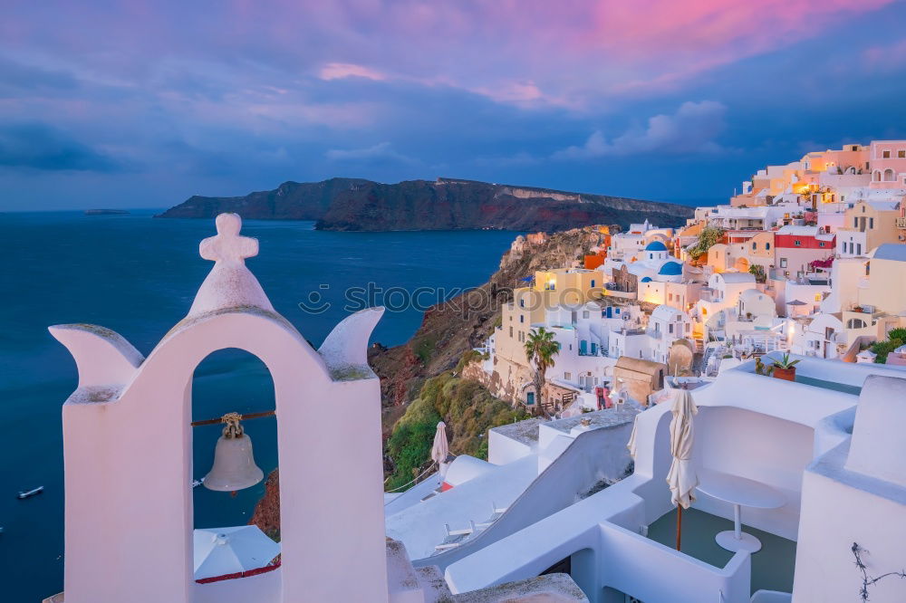 Similar – Church´s dome with a ocean backgroung at Santorini, Greece