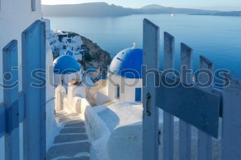 Similar – Church´s dome with a ocean backgroung at Santorini, Greece