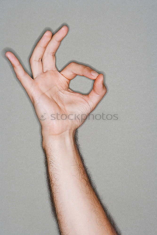 Similar – Image, Stock Photo Child hand reaches through a hole in a concrete wall