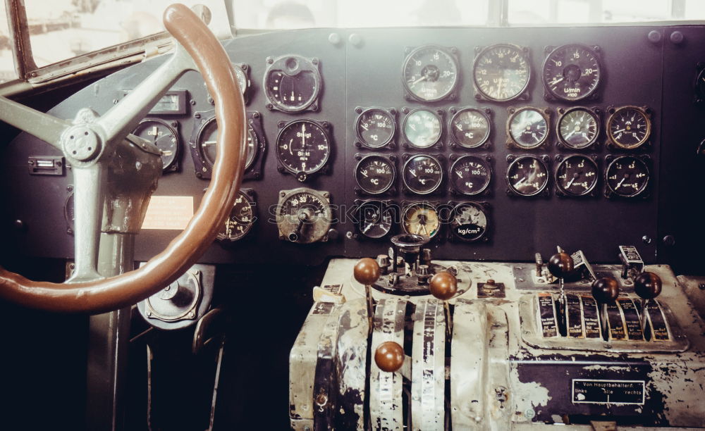 Similar – Image, Stock Photo Interior of a pilot cockpit cabin private jet